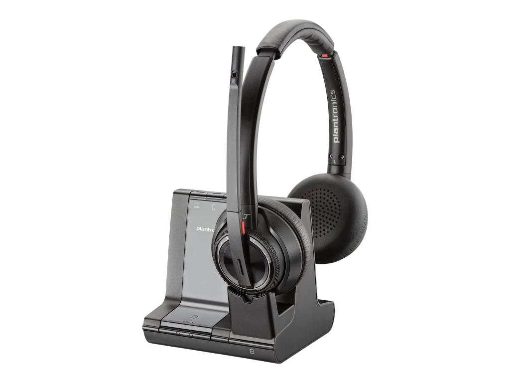 Poly Savi, W8220 3 in 1, OTH Stereo, UC, DECT | Poly | Savi W8220 3 in 1 | Headset | Built-in microphone | Wireless | Bluetooth | Black