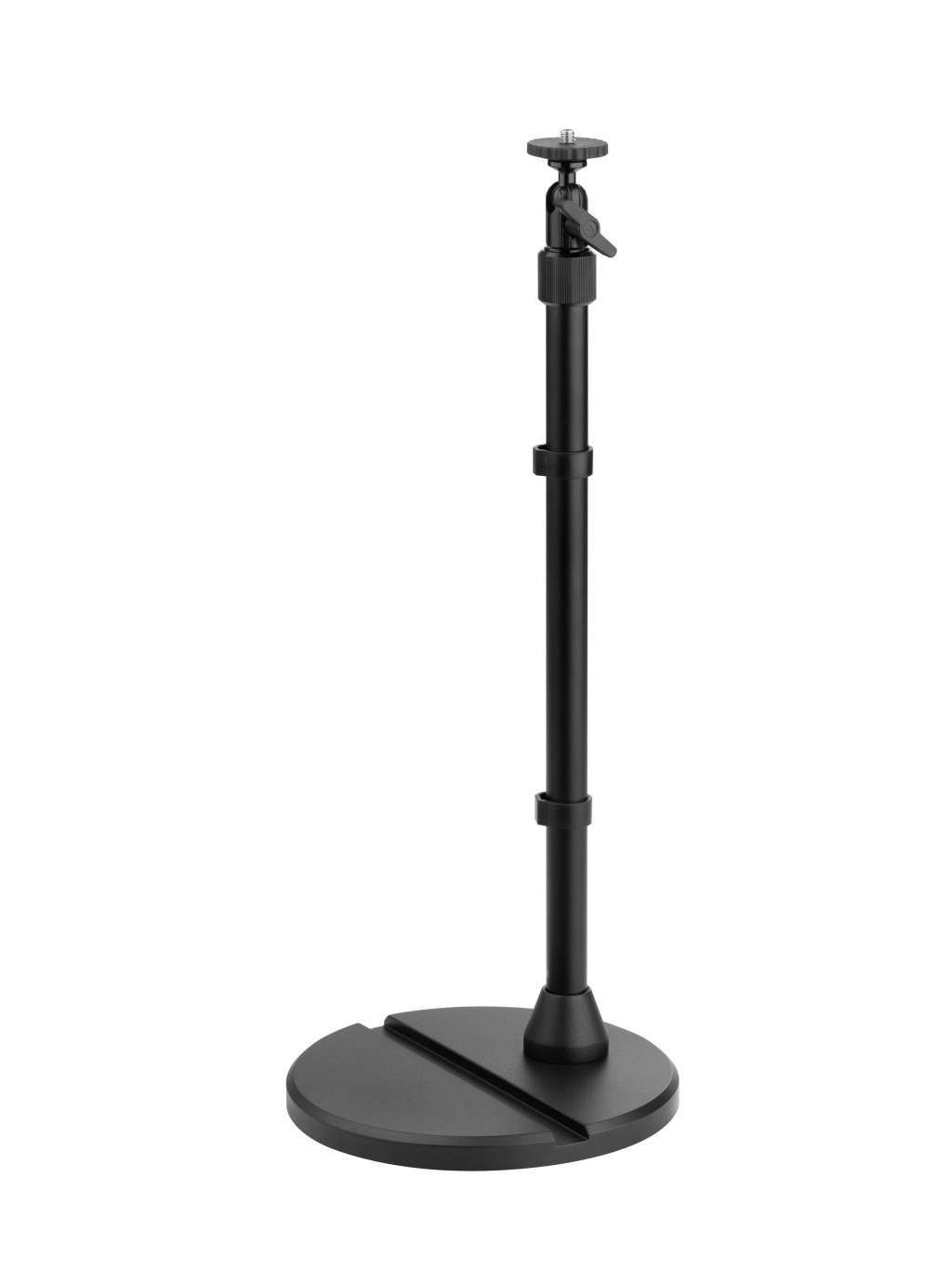 Elgato | Mini Mount | 64 cm | Adjustable height: 37-64cm; Ball head 1/4″ screw; Phone holder: Maximum width of 8 cm, integrated cold shoe, 2x ¼" threads