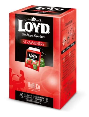 Marjatee Loyd Horeca maasikamaitseline 20 x 2g