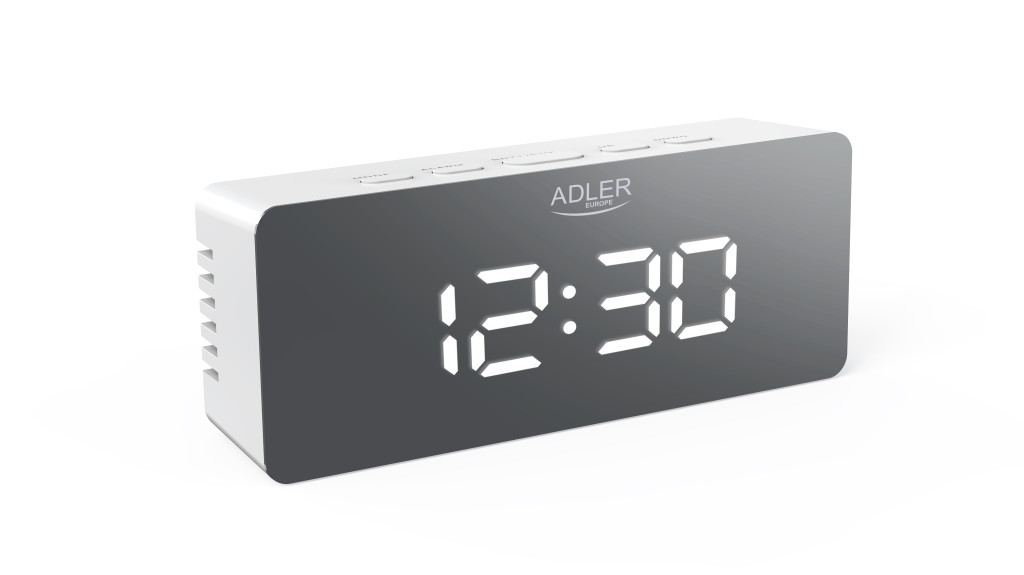 Adler Alarm Clock AD 1189W White Alarm function