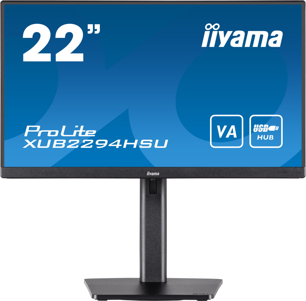 iiyama ProLite XUB2294HSU-B2 PC lamekuvar 54,6 cm (21.5") 1920 x 1080 pikslit Full HD LCD Must