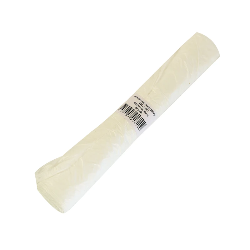 Prügikotid, 40 l, 20 vnt, HDPE, 8 mic, 58x74 cm, valge (kogus 2 tükki)