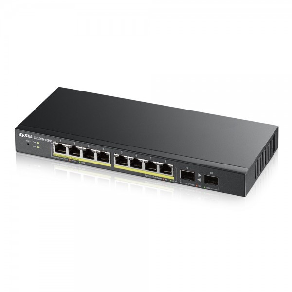 ZYXEL GS1900-8HP 8-port GbE L2 PoE Smart