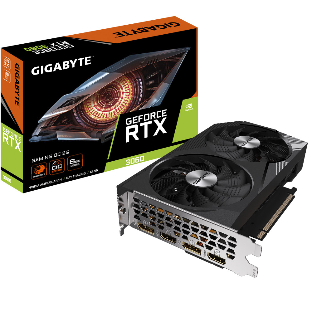 GIGABYTE GeForce RTX 3060 GAMING OC 8G