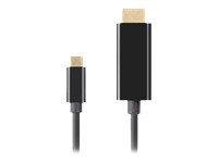 LANBERG Cable USB-C M ->HDMI M 3m 4K
