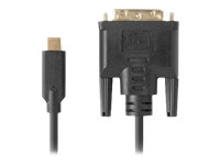 LANBERG Cable USB-C->DVI-D 24+1 M/M 1.8