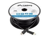 LANBERG HDMI v2.1 M/M cable 100m optical