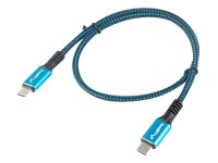 LANBERG cable USB-C M/M 4.0 0.5m 100W 5K
