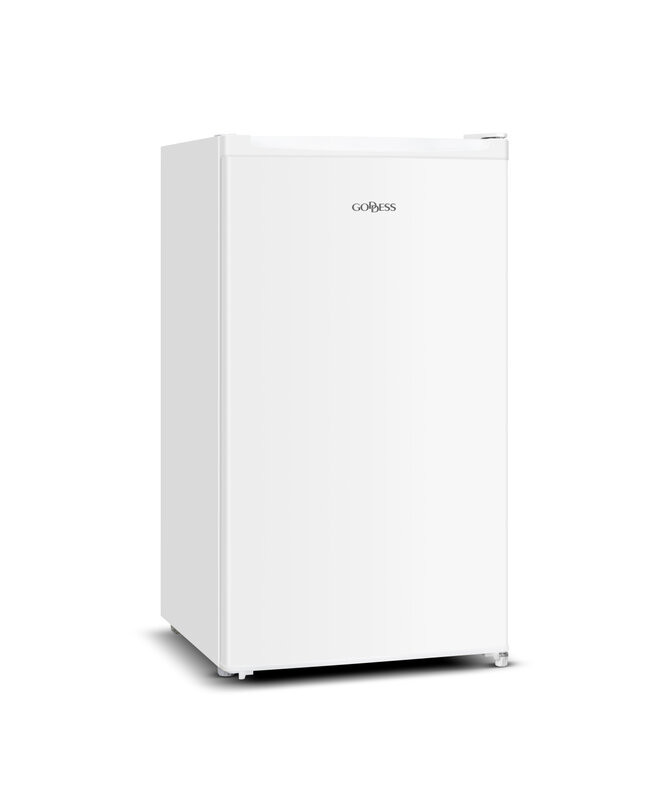 Goddess Refrigerator GODRME085GW8SSF Energy efficiency class F Free standing Larder Height 85 cm Fridge net capacity 88 L 39 dB White