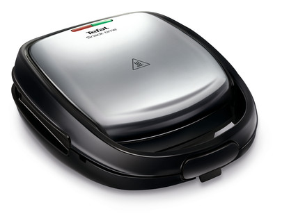 TEFAL | SW341D12 Snack Time | Sandwich Maker | 700 W | Number of plates 2 | Number of pastry | Diameter  cm | Stainless Steel/Black