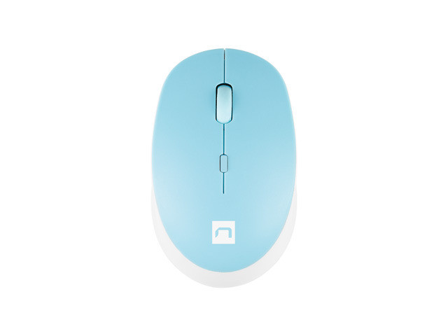 Natec | Mouse | Harrier 2 | Wireless | Bluetooth | White/Blue