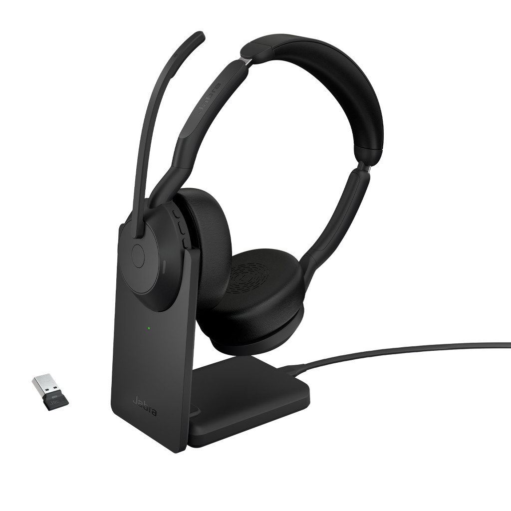 JABRA Evolve2 55 Link380a UC Stereo Stan