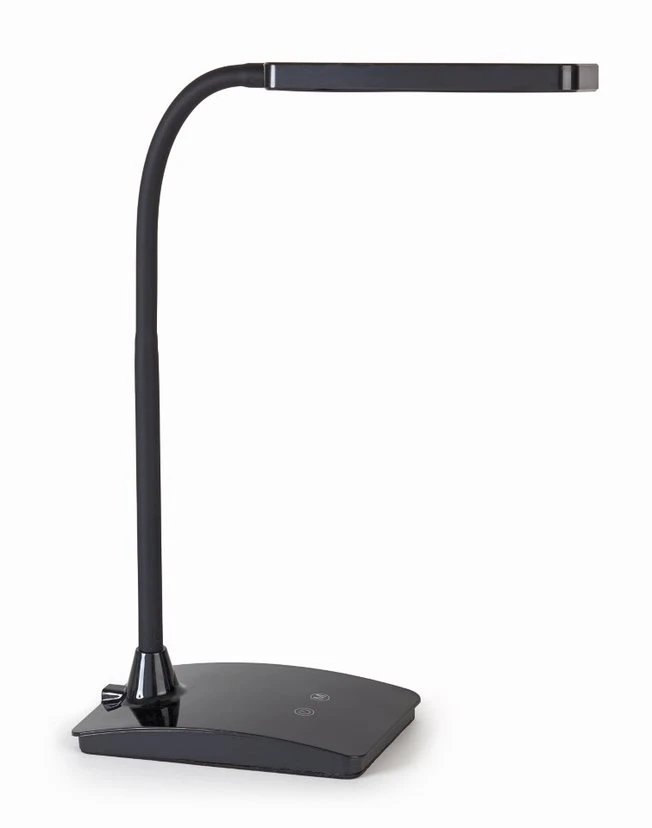 Laualamp, led, MAUL pearly colour vario, reguleeritav, must