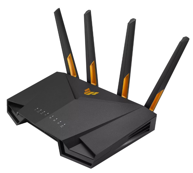 Asus | Wireless Wifi 6 AX4200 Dual Band Gigabit Router | TUF-AX4200 | 802.11ax | 3603+574 Mbit/s | 10/100/1000 Mbit/s | Ethernet LAN (RJ-45) ports 4 | Mesh Support Yes | MU-MiMO Yes | 3G/4G data sharing | Antenna type External | 1 x USB 3.2 Gen 1 | 36 month(s)