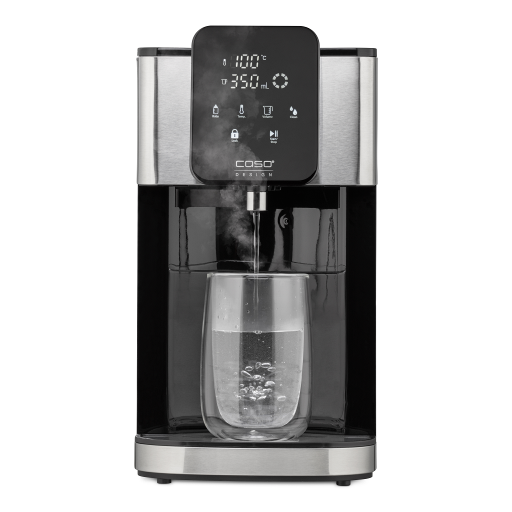 Caso | Turbo Hot Water Dispenser | HW 1660 | Water Dispenser | 2600 W | 4 L | Plastic/Stainless Steel | Black/Stainless Steel