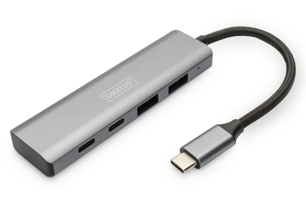 Digitus | USB-C 4 Port HUB 2x USB-A + 2x USB-C Gen2 | DA-70245 | USB-C Hub