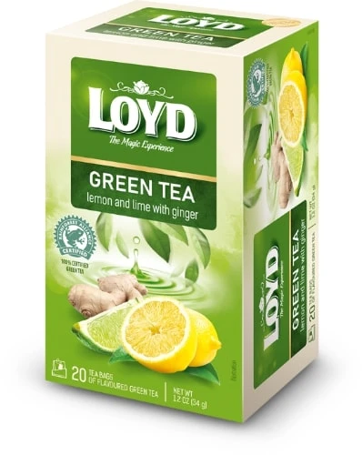 Roheline tee Loyd sidruni, laimi ja ingveriga 20x1.7g