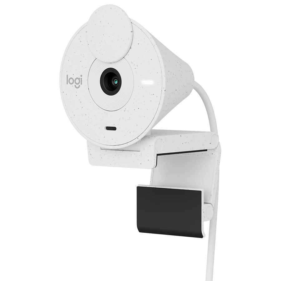 LOGITECH Brio 300 Full HD webcam - OFF-WHITE - USB-C
