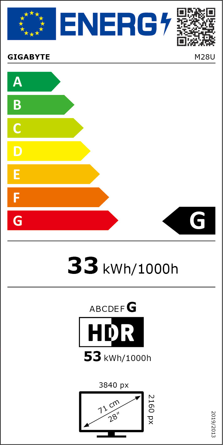 Gigabyte | M28U AE EK | 28 " | IPS | UHD | 16:9 | Warranty  month(s) | 2 ms | 300 cd/m² | Black | HDMI ports quantity 2 | 144 Hz