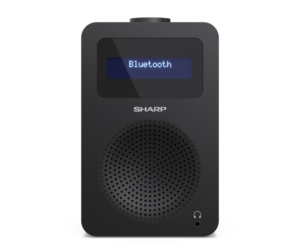 Sharp DR-430(BK) Digital Radio, FM/DAB/DAB+, Bluetooth 5.0, Midnight Black | Sharp | Digital Radio | DR-430(BK) | Midnight Black | Bluetooth | FM radio | Headphone out