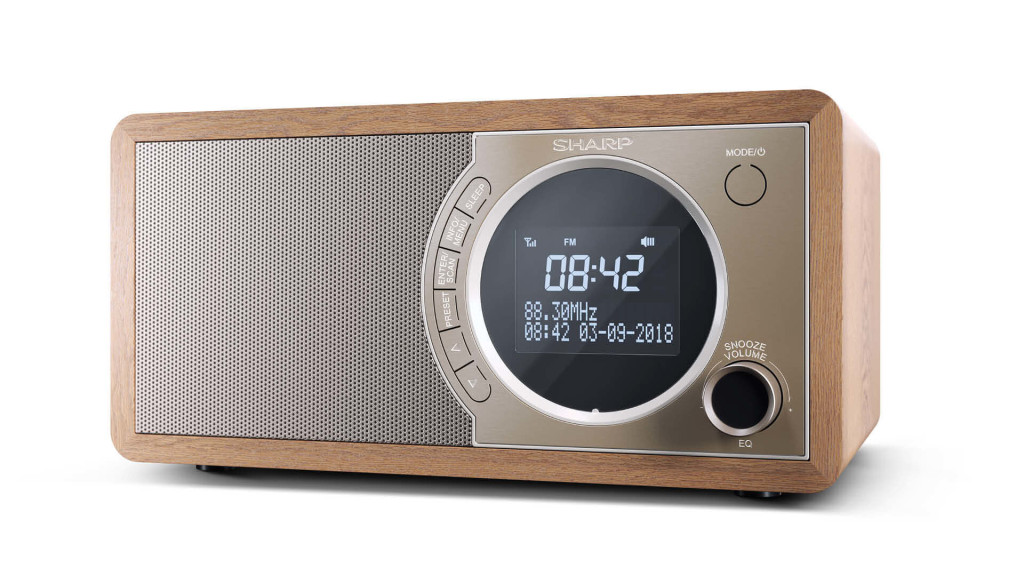 Sharp DR-450(BR) Digital Radio, FM/DAB/DAB+, Bluetooth 4.2, Alarm function, Brown | Sharp | Digital Radio | DR-450(BR) | Brown | Bluetooth | FM radio