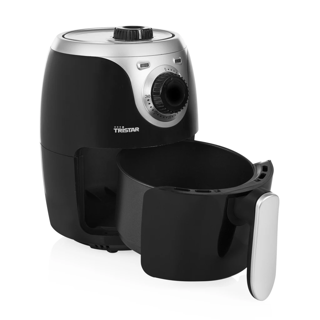 Tristar FR-6980 fritüür Üksik 2 l Eraldiseisev 1000 W Kuumaõhu fritüür Must, Hõbe