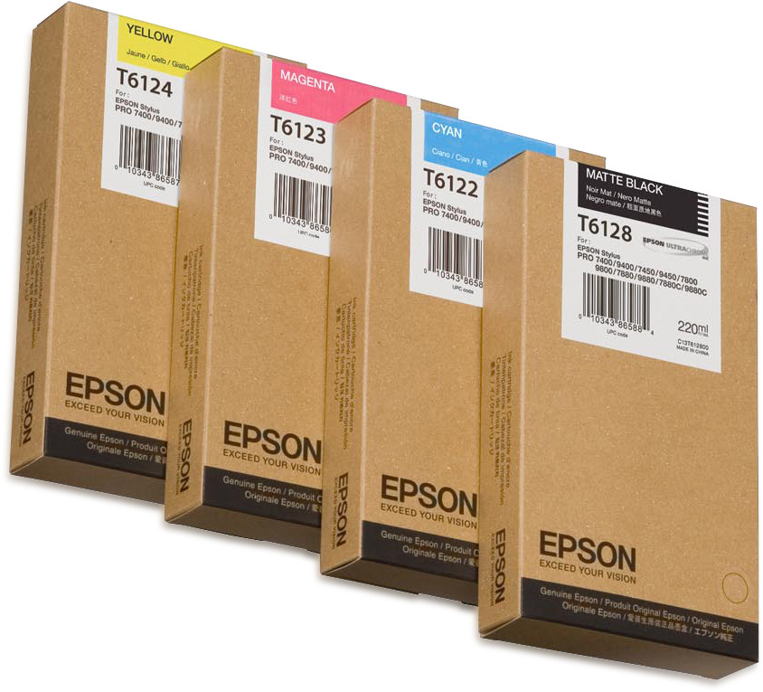 Epson T6124 ink cartridge, yellow