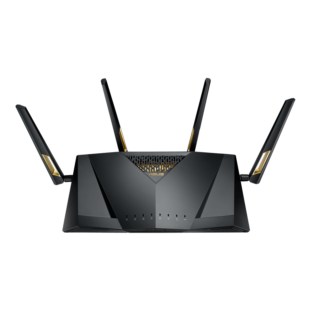 Asus | Wireless Dual Band Gigabit Router, UK | RT-AX88U PRO | 802.11ax | 1148+4804 Mbit/s | 10/100/1000 Mbit/s | Ethernet LAN (RJ-45) ports 4 | Mesh Support Yes | MU-MiMO Yes | 3G/4G data sharing | Antenna type 4x External