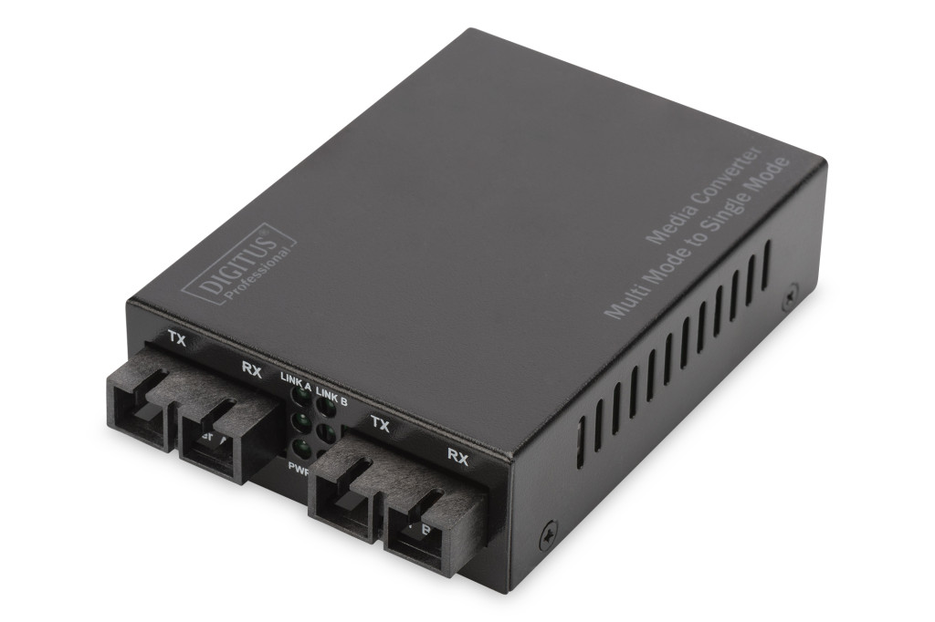 Digitus Fast Ethernet Media Converter Multi- to Singlemode SC to SC, Wavelenth 1310nm DN-82024 SC, SC