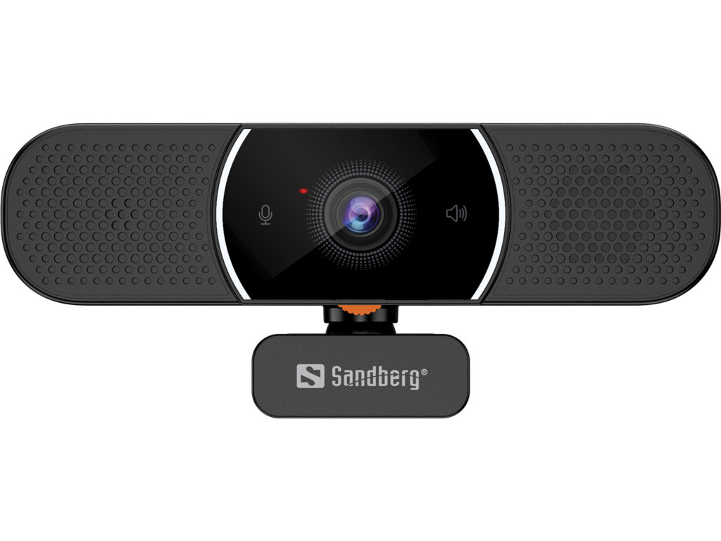Sandberg 134-37 veebikaamera 4 MP 2560 x 1440 pikslit USB 2.0 Must