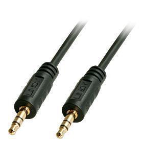 Lindy 35642 audiokaabel 2 m 3.5mm Must