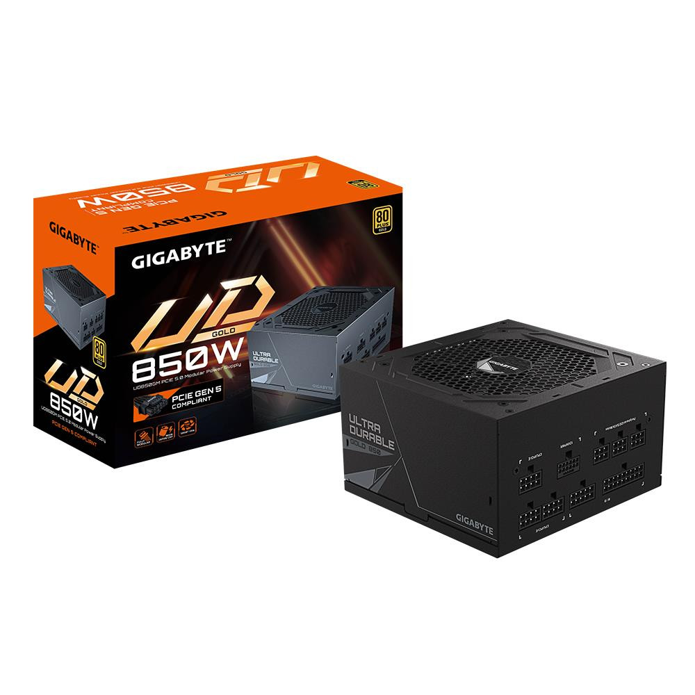 Power Supply|GIGABYTE|850 Watts|Efficiency 80 PLUS GOLD|PFC Active|MTBF 100000 hours|GP-UD850GMPG5