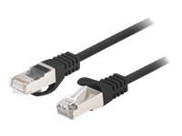 LANBERG Patchcord Cat.6 FTP 0.25m black