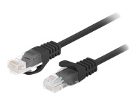 LANBERG Patchcord Cat.6 UTP 0.5m black