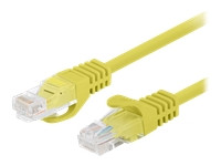 LANBERG Patchcord Cat.6 UTP 0.5m yellow