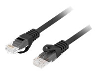 LANBERG Patchcord Cat.6 UTP 1m black 10