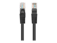 LANBERG Patchcord Cat.6 UTP 3m black 10