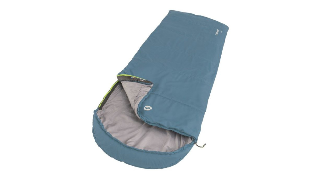 Outwell Campion, Sleeping Bag,  215 x 80 cm, 2 way open - auto lock, L-shape, Ocean Blue