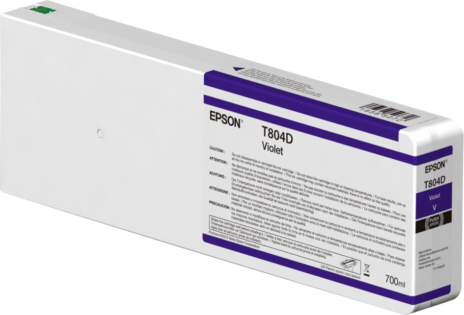 Epson T804D tindikassett 1 tk Originaal Violetne