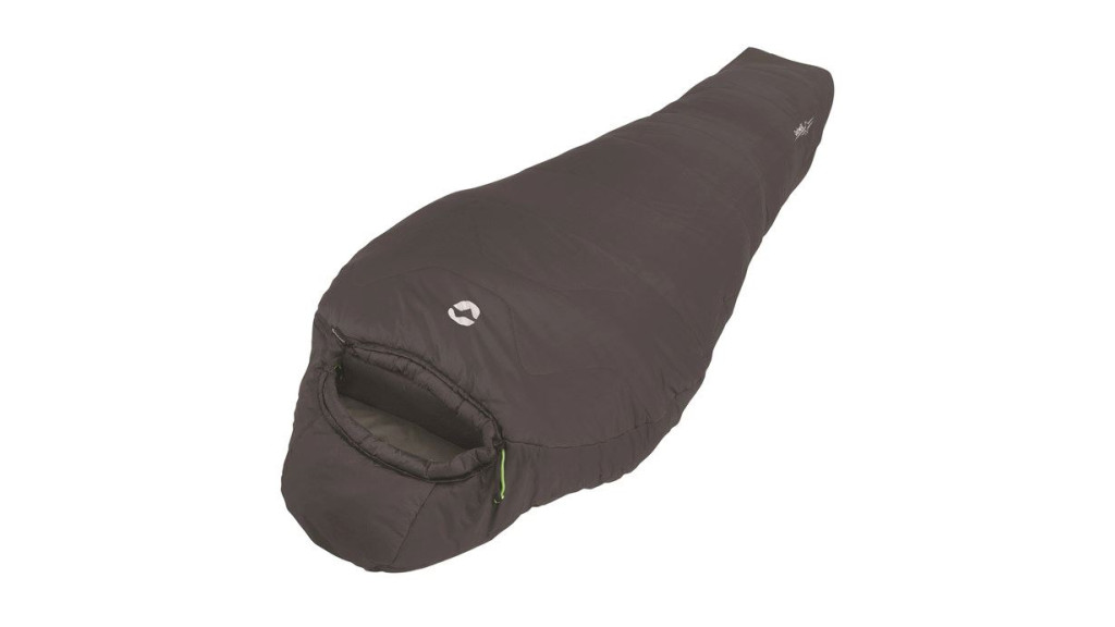 Outwell  Elm Sleeping Bag 220 x 85 cm 2 way open - auto lock  Anthracite
