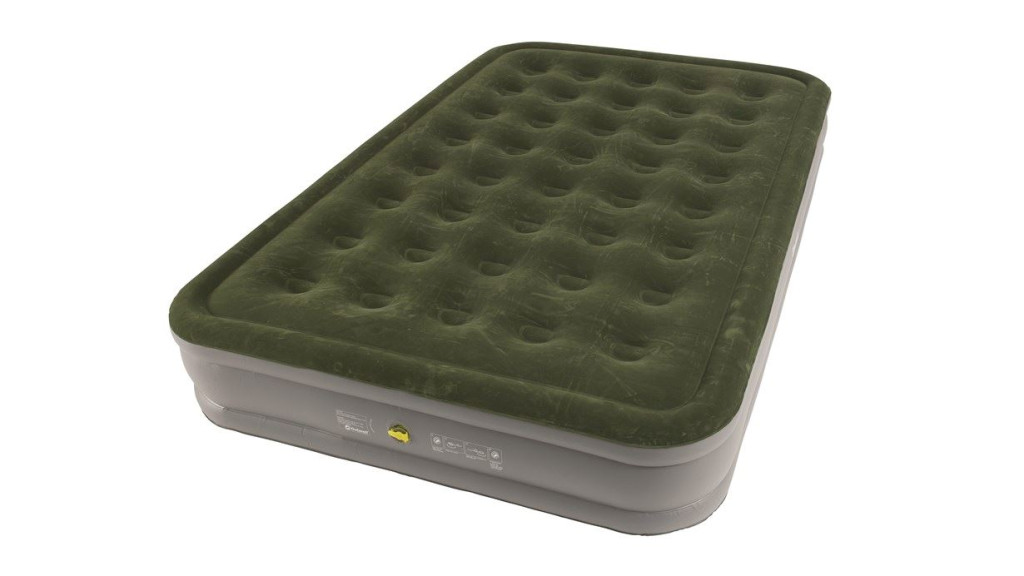 Outwell Excellent Double Sleeping Mat, Flock, 300 mm,  Dark Leaf and Grey