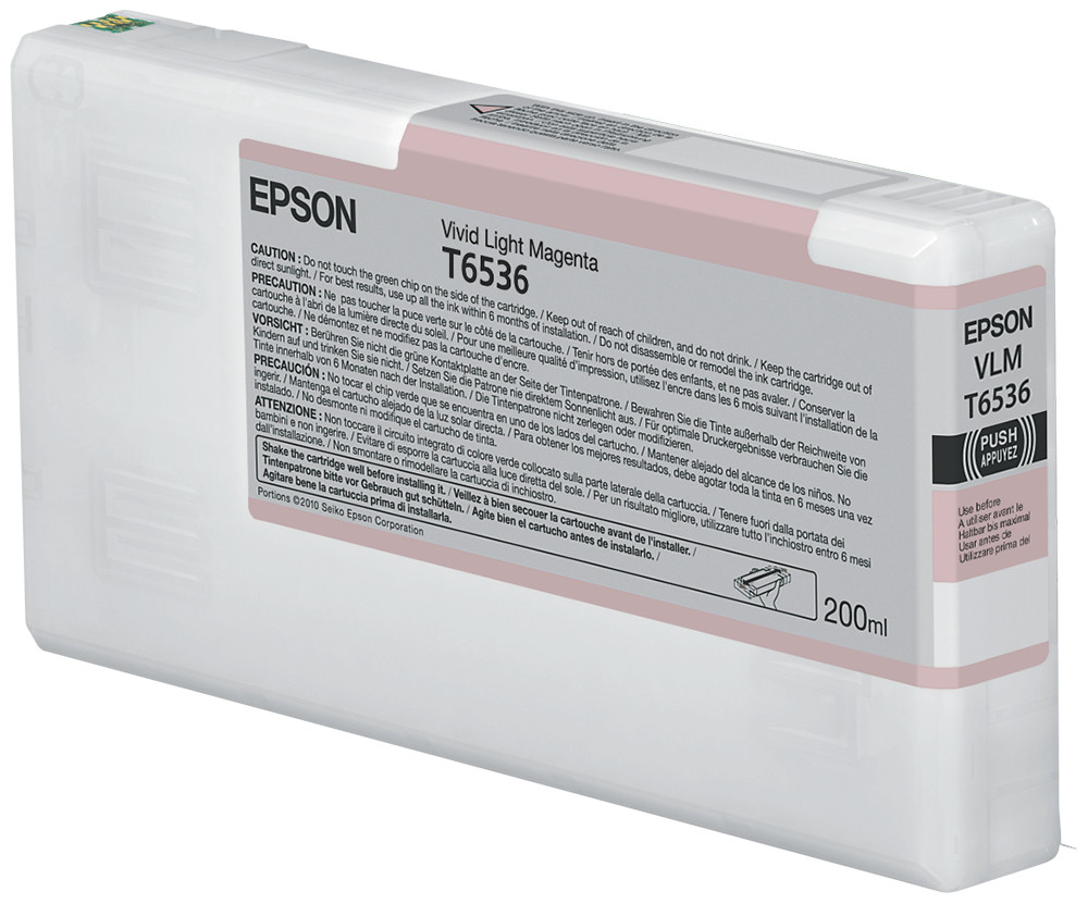 Epson T6536 Vivid Light Magenta Ink Cartridge (200ml)