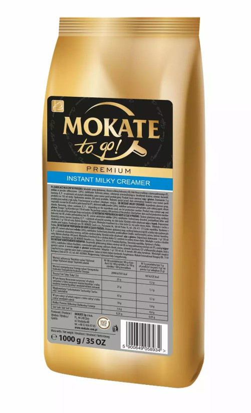 Kohvivalgendaja premium MOKATE To Go 1kg (kogus 2 tükki)
