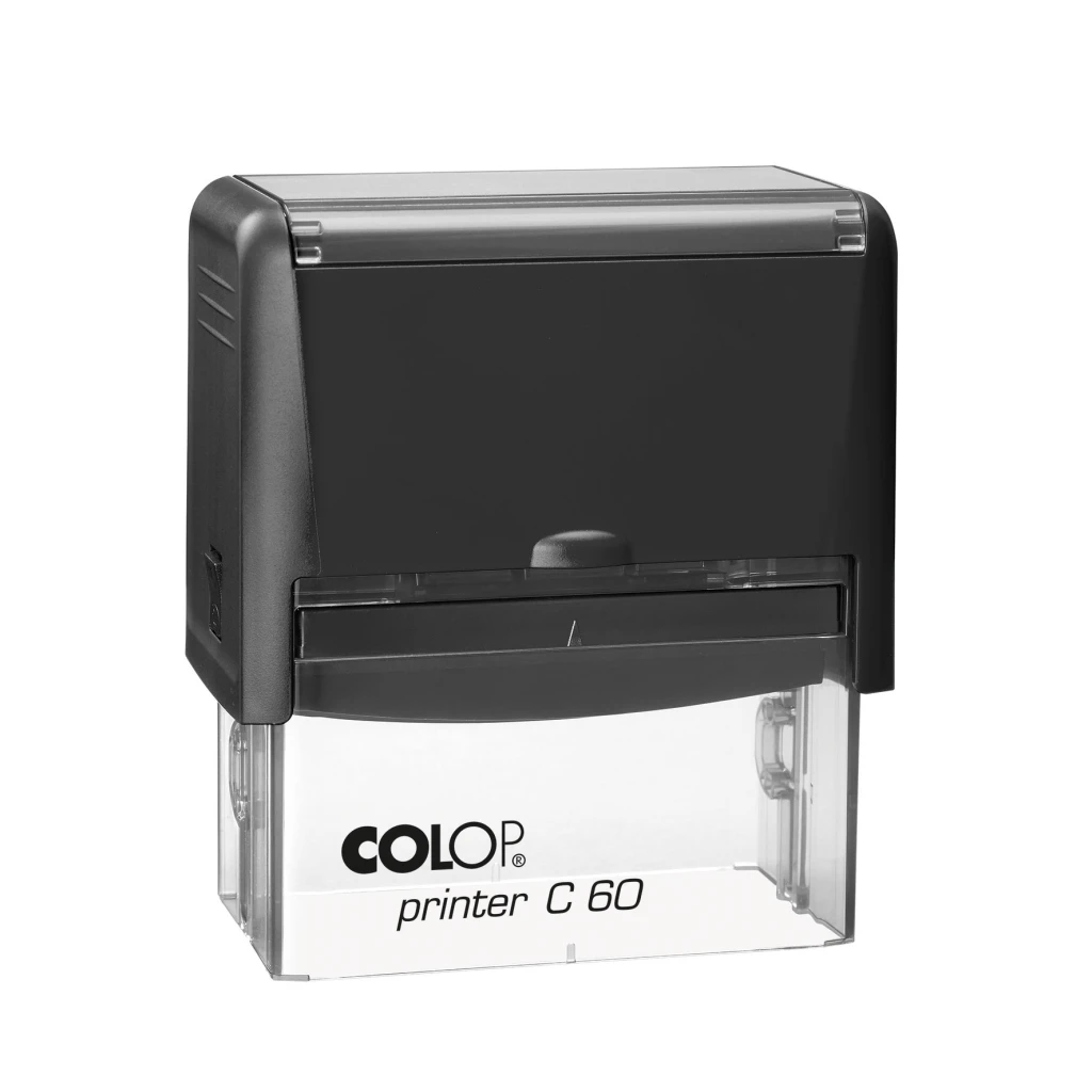 Tempel Colop Printer C60, must korpus, sinine padi
