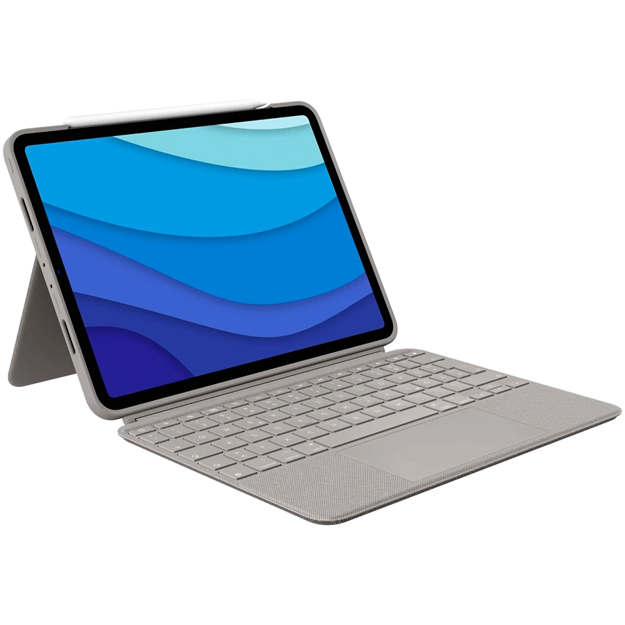 LOGITECH Combo Touch for iPad Pro 11-inch (1st, 2nd, 3rd and 4th gen) - SAND - UK - INTNL-973 - OTHERS