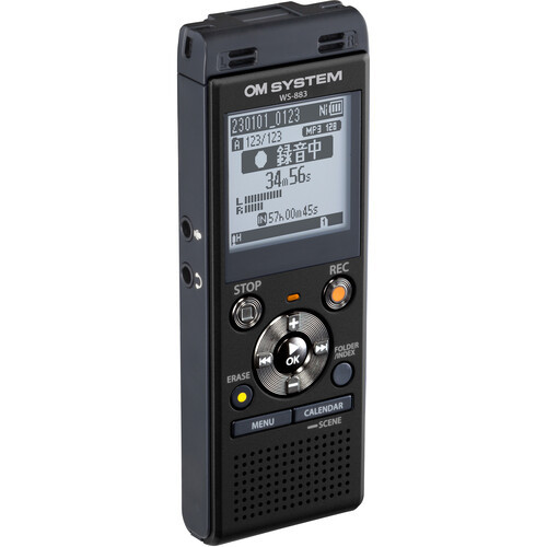 Olympus Digital Voice Recorder  WS-883 Black MP3 playback