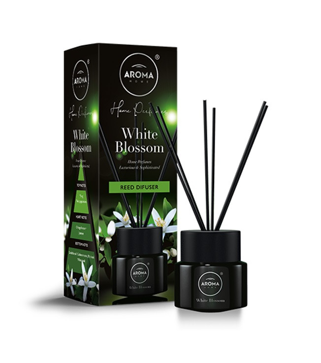 Kodulõhnastaja Aroma home, Black Series, lõhnapulgad, White Blossoms, 100 ml