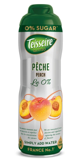 Siirup TEISSEIRE, Virsik, ilma suhkruta, 0,6l