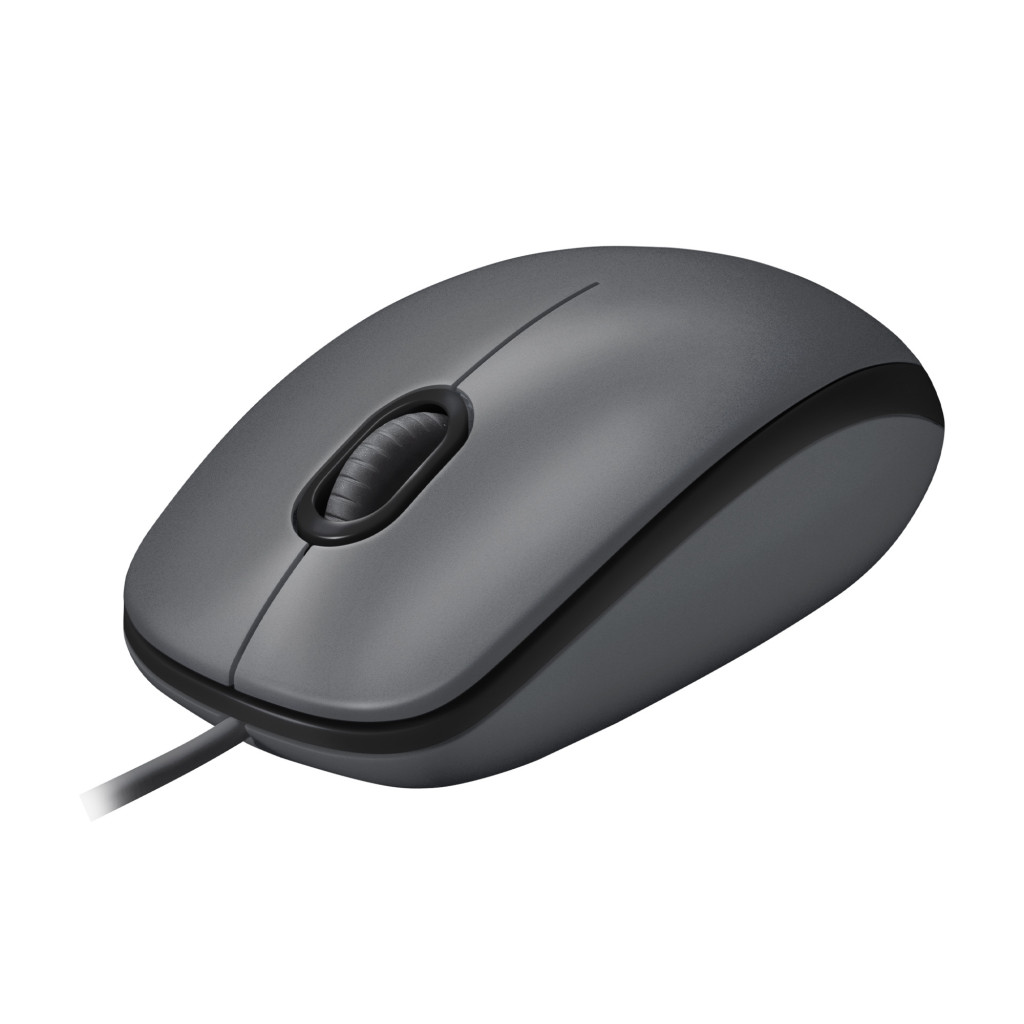 Logitech | Mouse | M100 | Optical | Optical mouse | Wired | Black