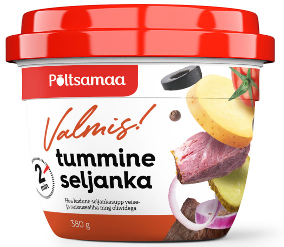 Tummine seljanka supp PÕLTSAMAA 380g